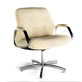 Charles pollock style steelcase chrome